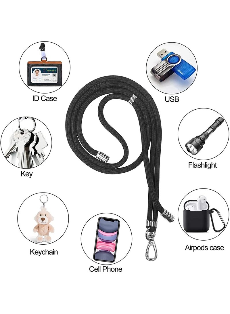 ChicAbode Universal Phone Lanyard With Durable Patch Adjustable Nylon Neck Strap Crossbody Nylon Patch Phone Lanyards Lanyard Detachable Comfortable and Durable Compatible with All Smartphones, 12 Years - Image 4